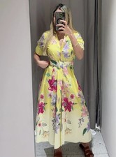 Zara yellow floral - zara,