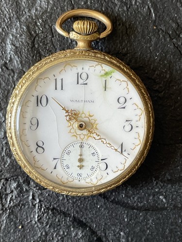 Antique waltham pocket watch - antique,