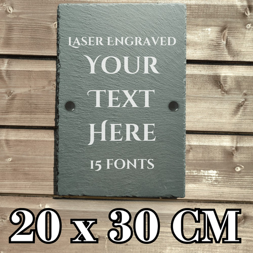 Personalised slate engraved - slate,