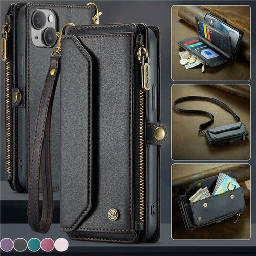 Crossbody leather wallet - crossbody,