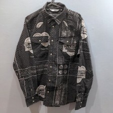 Carhartt WIP Slam Jam 25 Mens Special Edition Bandana Kansas Shirt Black L Slim