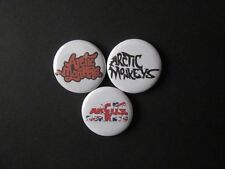 ARCTIC MONKEYS X 3 SET B-1"  Button Badges - music -FREE UK POSTAGE