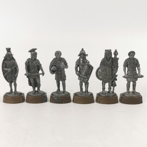 Kinder metal figures romans - 6x,