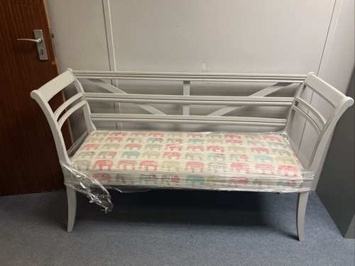 Refurbished vintage bench - vintage,