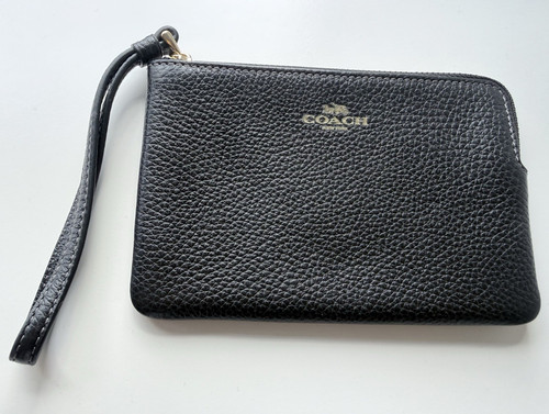Coach pebbled leather corner - coach,