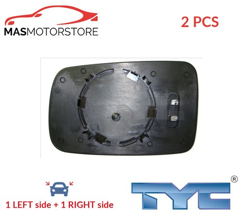 Rear view mirror glass - glass, pair