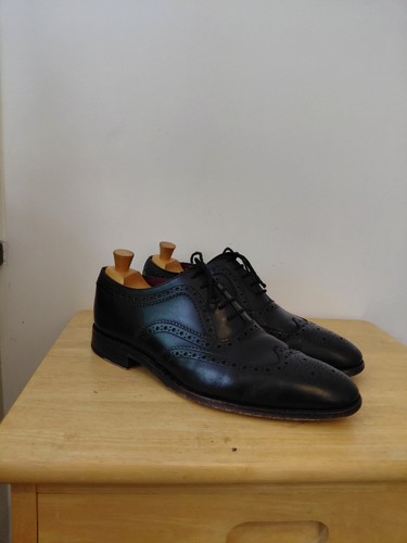 Loake black brogues shoes - black, 9