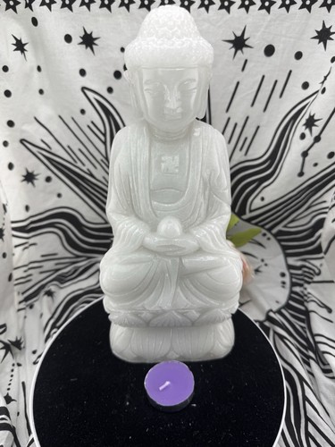 White jade shakyamuni buddha - jade,