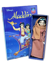 Disney Princess Jasmine Porcelain Doll Aladdin Bundle 1st Edition Book Gift