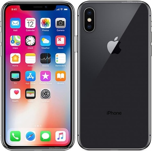 New iphone silver 256gb - new, x