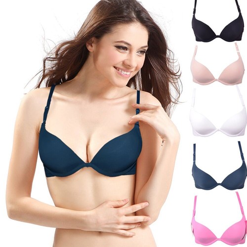 Slender womens bras - push, up