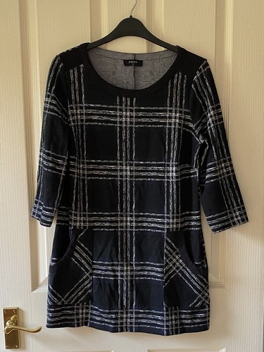 Matalan black checked long - matalan, top