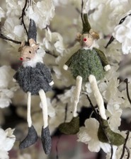 Whimsical Felt Mouse  Fluffy