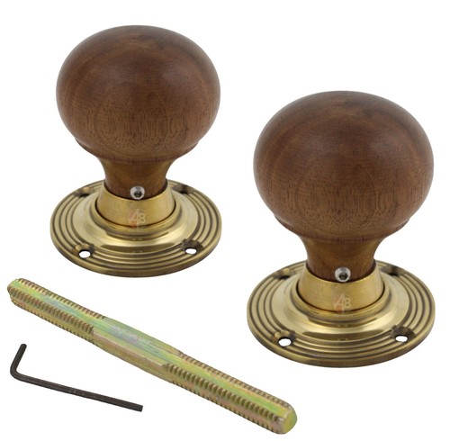 Rosewood aged brass wooden - rosewood, &
