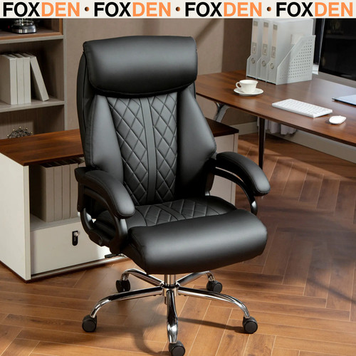 Black executive office chair - black,