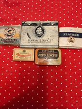  Vintage Cigarette Tin Senior
