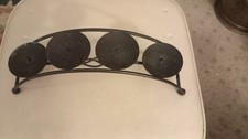 4 CANDLE CANDELABRA Black