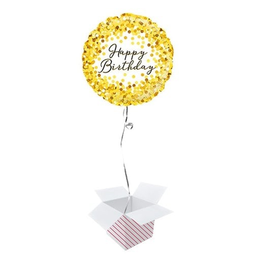 Inflated helium balloon a - inflated,