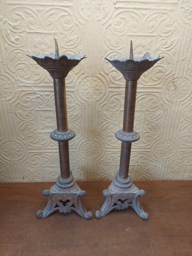 Pair antique french gothic - pair, of