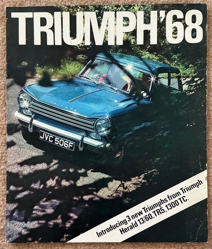 Triumph range sales - triumph, brochure