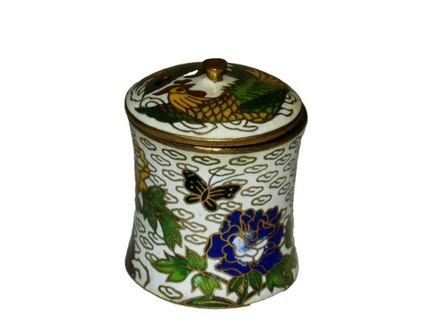 Vintage small chinese enamel - vintage,