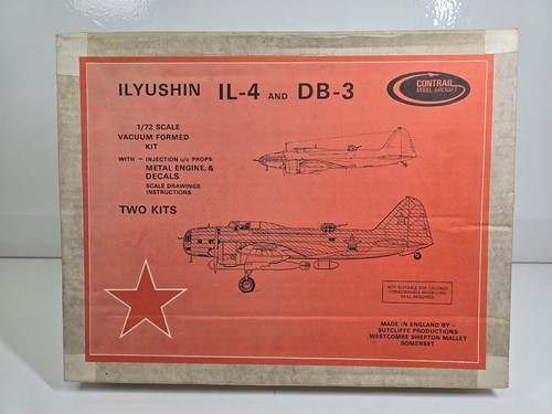 Rare contrail ilyushin - ilyushin, il-4