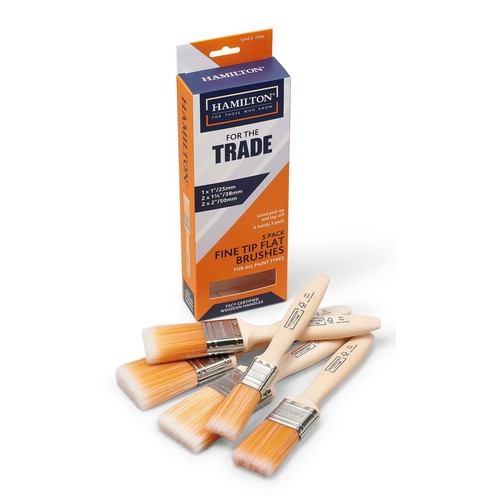 Hamilton flat paint brushes - hamilton,
