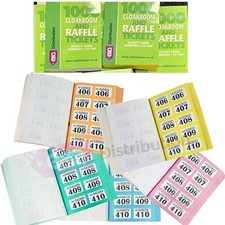 10 Books of Cloakroom Raffle