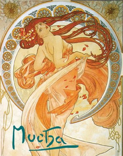Alphonse mucha sarah - mucha, by