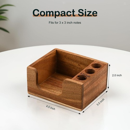 Wood sticky note holder - x, 3