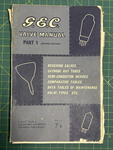 Gec valve manual - manual, part