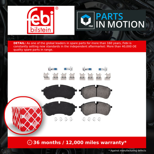 Brake pads set 116246 - 116246, febi
