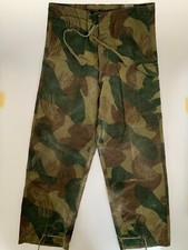 VTG Old Belgian Brushstroke Trousers Parachutist Special Forces Belgium Army 50s