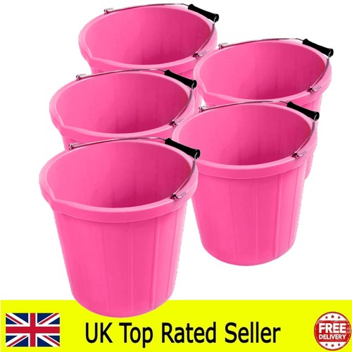 Pink bucket gallon 15 - bucket,