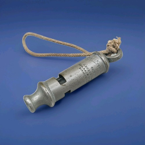 Metropolitan police whistle - police,