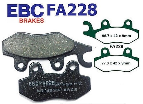Ebc brake pads fa228 - brake, fits
