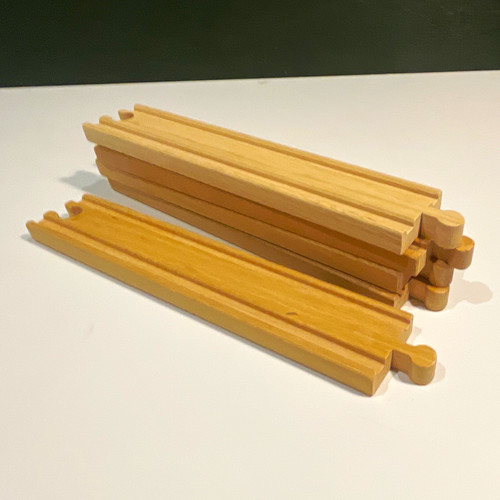Wooden railway train track - wooden,