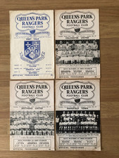 Four Queens Park Rangers home programmes: 1957/58; 2 x 1958/59; 1959/60. 