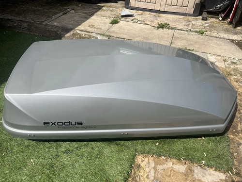 Exodus roof box glossy silver - glossy,