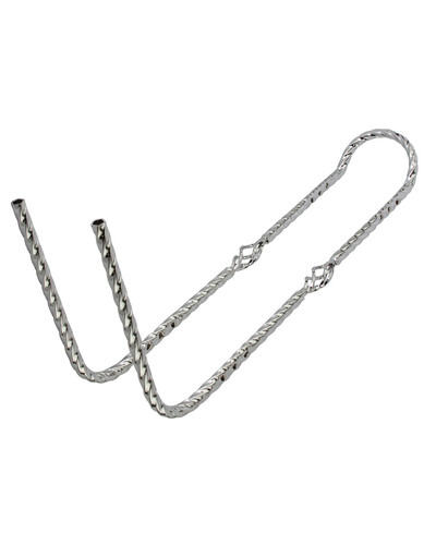 Chrome birdcaged square - chrome,