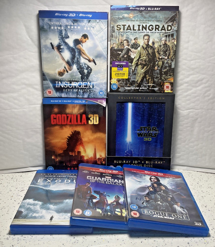 Blu ray movie bundle - 3d,