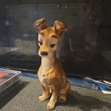 Vintage Lady And The Tramp Ceramic Figure 6” made in Japan 