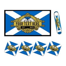 Personalised Scotland Flag Bar