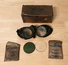 Vintage Willson Safety Goggles With Extra Lenses And Box