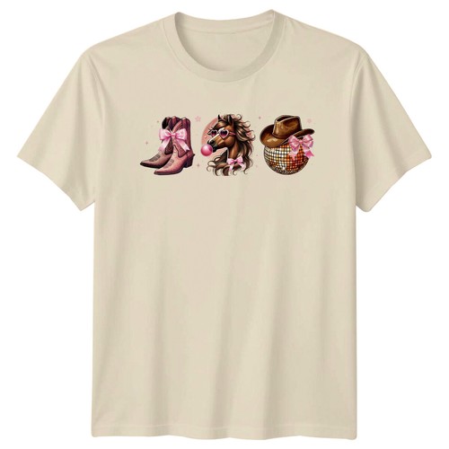 Retro cowgirl horse - cowgirl, with
