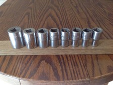8 Gordon Tools Sockets 7/8" To