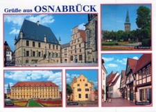 Postcard Historic City Hall OsnabrÃ¼ck Sky Property Photograph Building AA11590