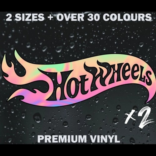 Hot wheels vinyl sticker - x,