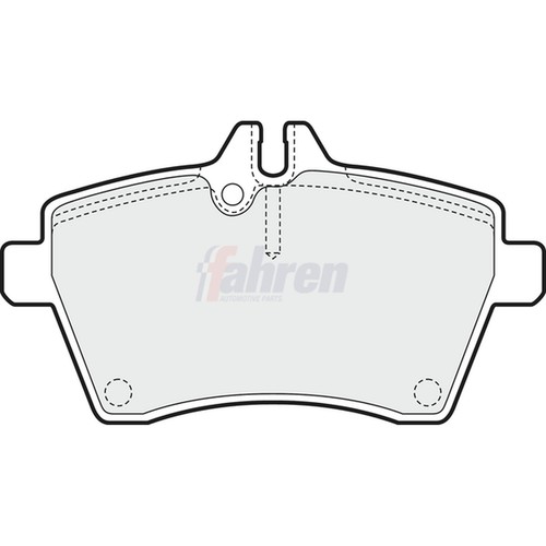 Brake pads set for mercedes - brake,