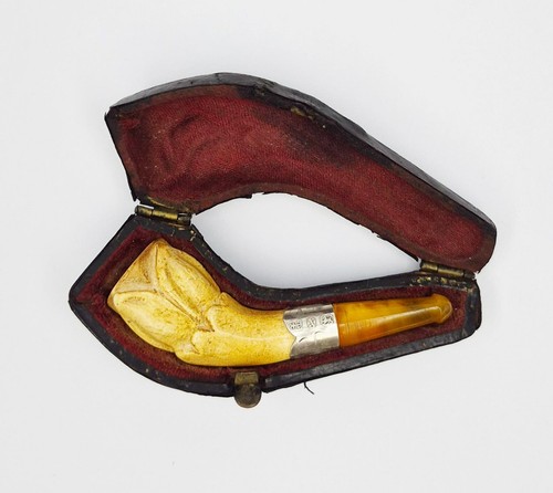 Victorian meerschaum silver - meerschaum,